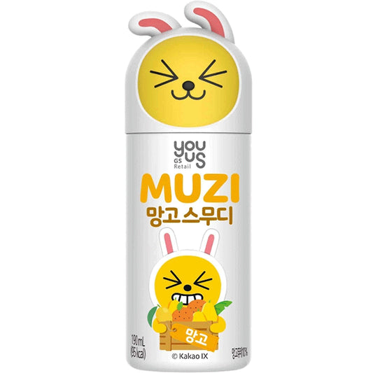 Youus Kakao Friends Mango Smoothie 190ml in collectible tropical K-pop style bottle